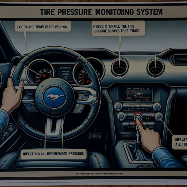 How to Calibrate the Tire Pressure Monitoring System in a Ford Mustang?