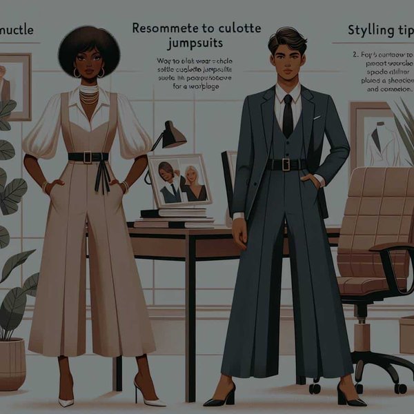 What's the Best Approach for Wearing Culotte Jumpsuits in the Workplace?